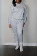 Chill Vibes Crewneck - Ice Grey