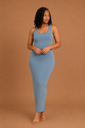Darling Maxi Dress - Blue Grey